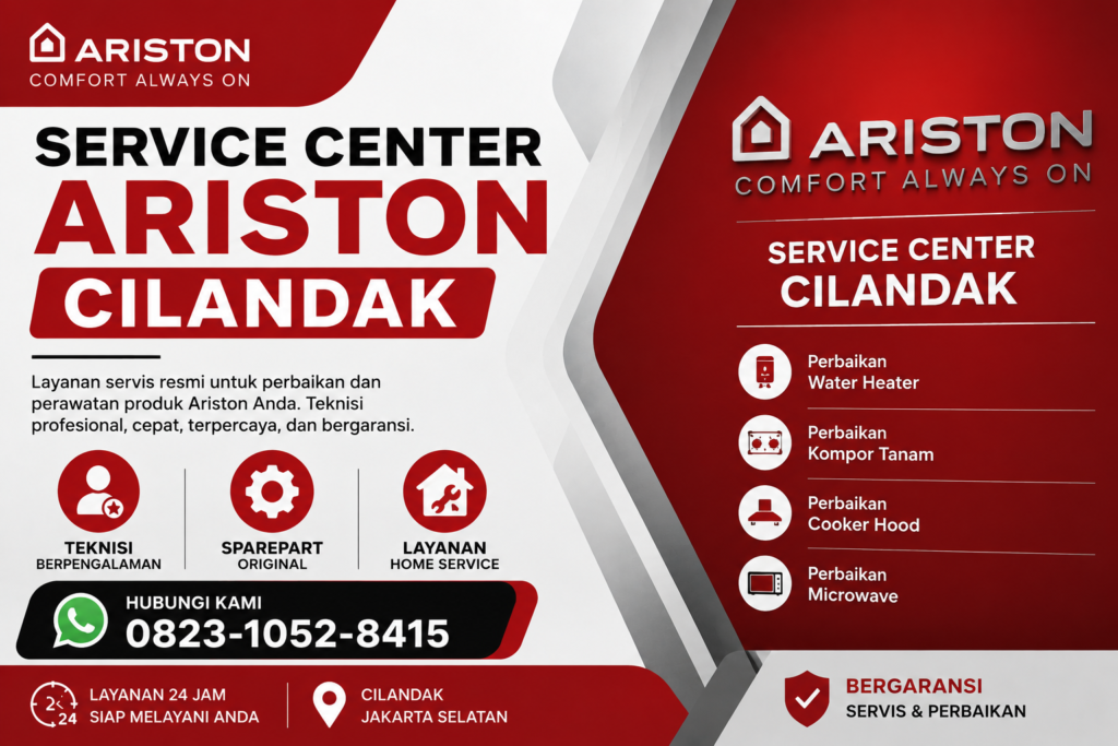 Service Center Ariston Cilandak | Jasa Service Water Heater, Kompor, Oven & Cooker Hood
